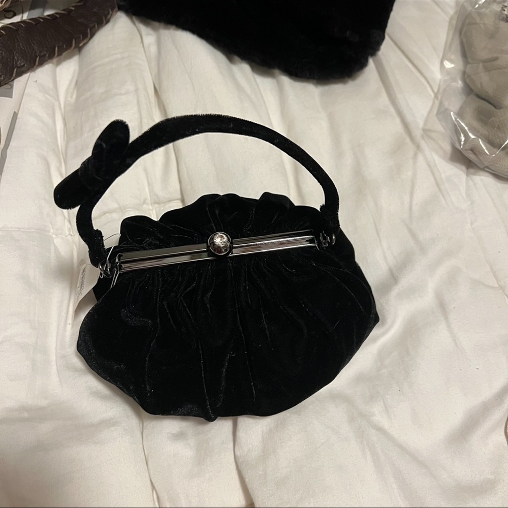 Velvet Evening Bag by Ann Taylor Loft